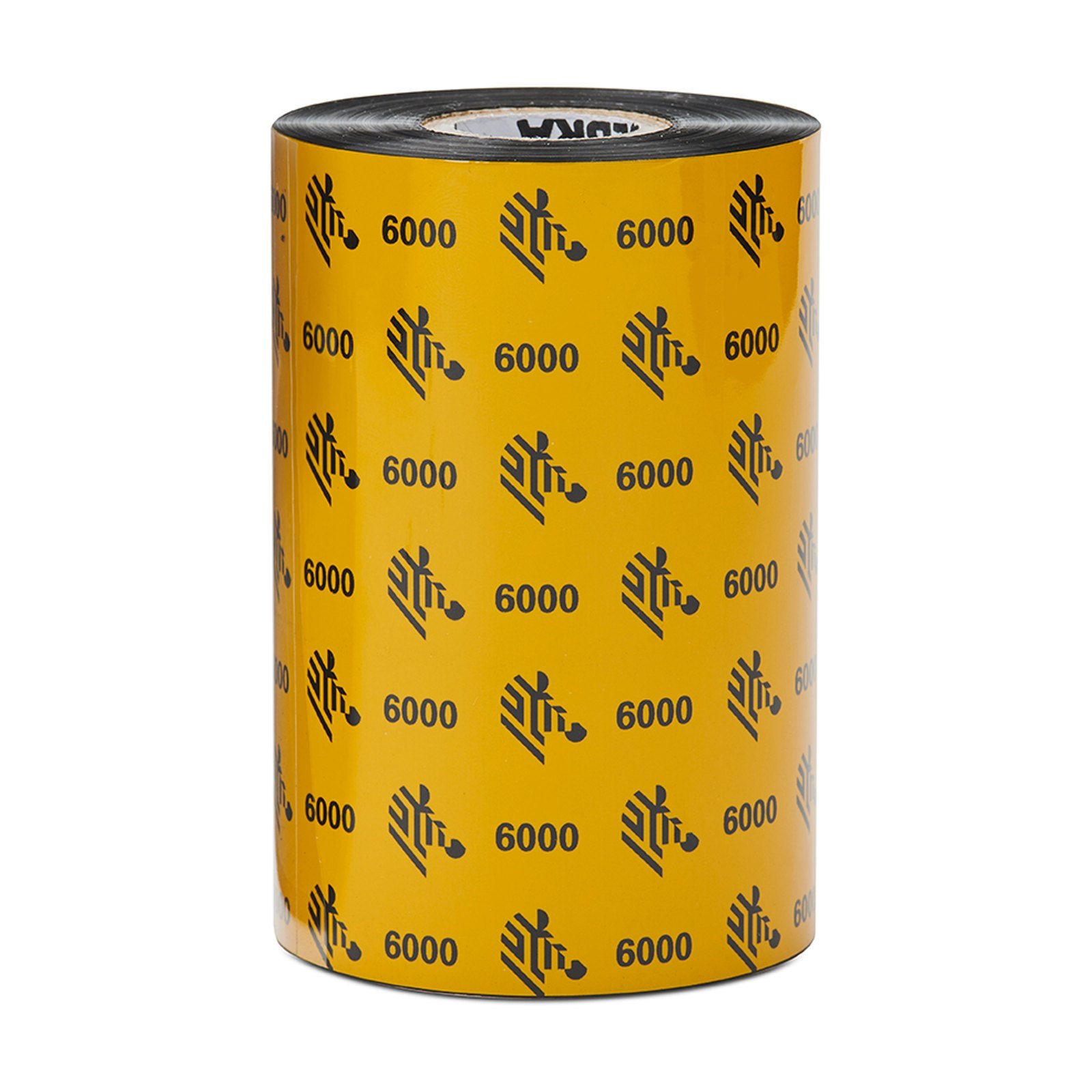 Cinta Ribbon Zebra 6000 Cera 110 mm x 450 m – Caja 24 rollos